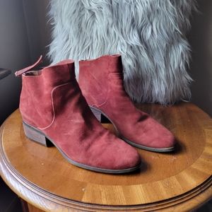 Lucky Brand Suede Ankle Boots